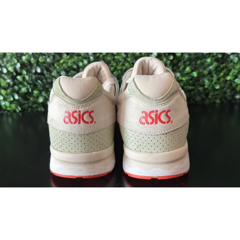 ASICS Gel-Lyte V Men's Size 11 HL7K0 Pastel Suede Aqua Green Coral Pre-Owned